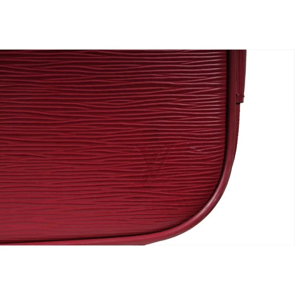 Louis Vuitton red leather